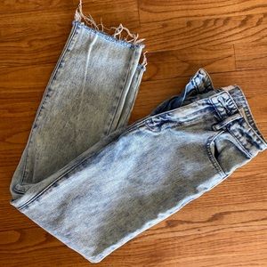 PACSUN Acid Wash Mom Jeans